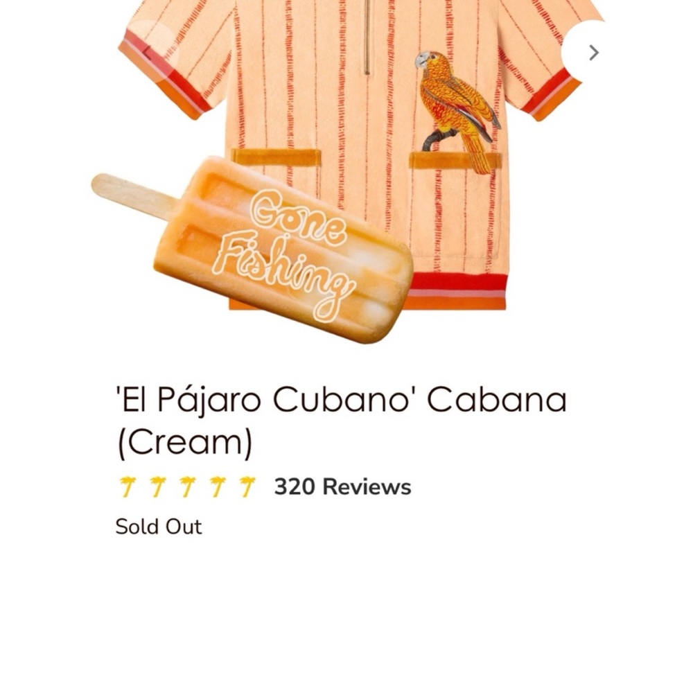El Pajaro Cubano Cabana Cream Shirt